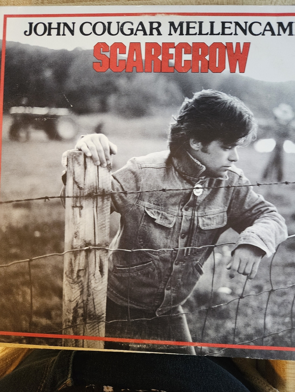 John Cougar Mellencamp "Scarecrow" Vinyl Record 1985 - Picture 3 of 9